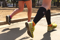 20km走を約10日間の間隔を置いて2回実施。