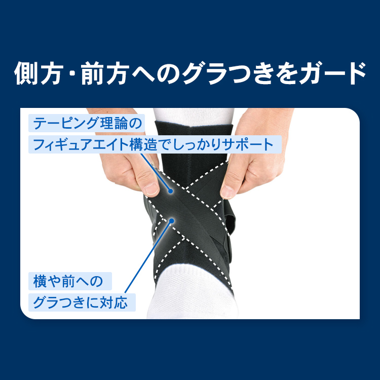 足首サポーター ザムスト A2-DX バスケやサッカーなどスポーツ用
