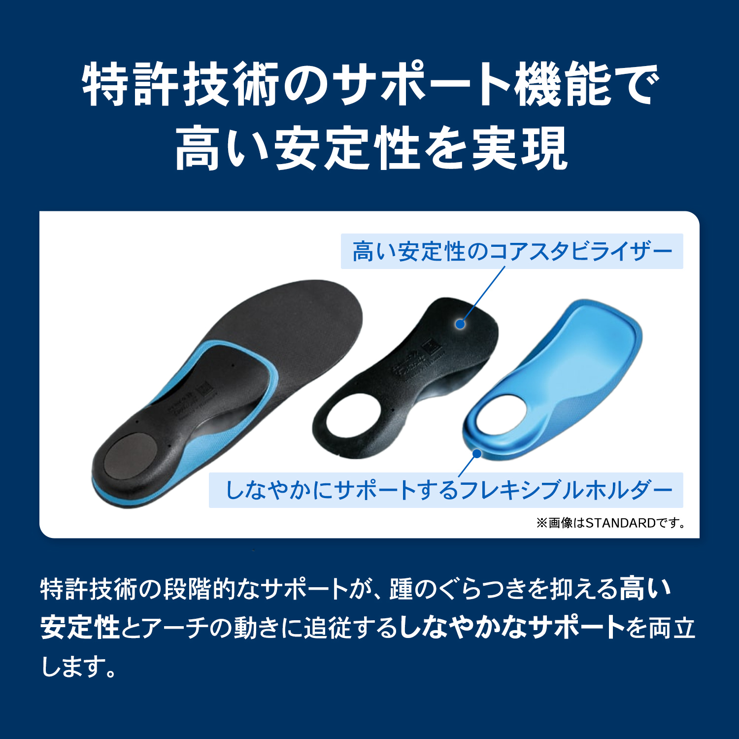 スポーツインソール ザムスト Footcraft AGILITY GRIP まるでオーダー