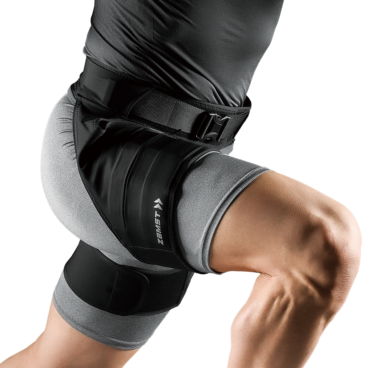 ZAMST MOTIONAID THIGH LOAD Lサイズ　追加ウエイト付 トレーニングサポート ザムスト MOTIONAID THIGH LOAD 装着して運動