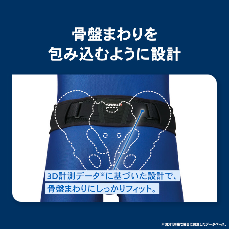骨盤、腰のサポーター ザムスト ペルヴィロックダイヤルタイプ