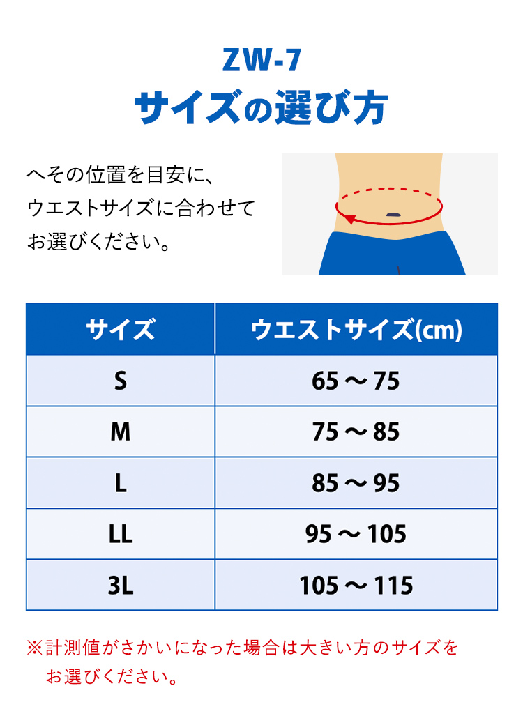 腰サポーター ザムスト ZW-7 ゴルフなどスポーツ用におすすめ