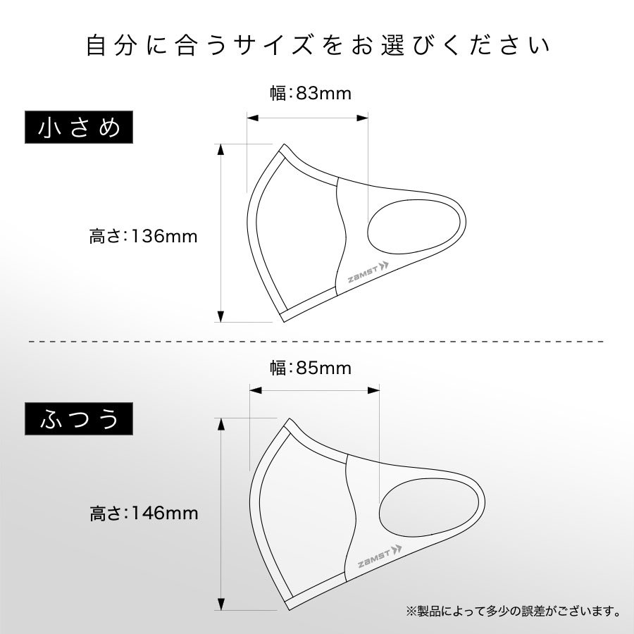 マウスカバー ザムスト 通気性に優れた生地で息がしやすいです 洗えて