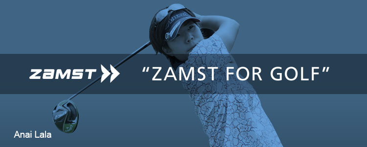 ゴルフプレーヤーを支えるZAMST