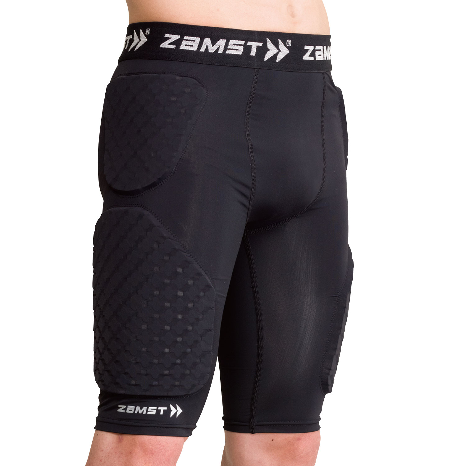 ZAMST パッド付き バスケットボールウェア L ブラック バスケ スパッツ 河村勇輝選手や富樫勇樹選手が着用 ザムスト BRAVE