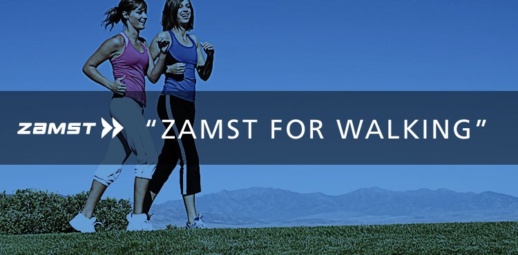 ウォーカーを支えるZAMST